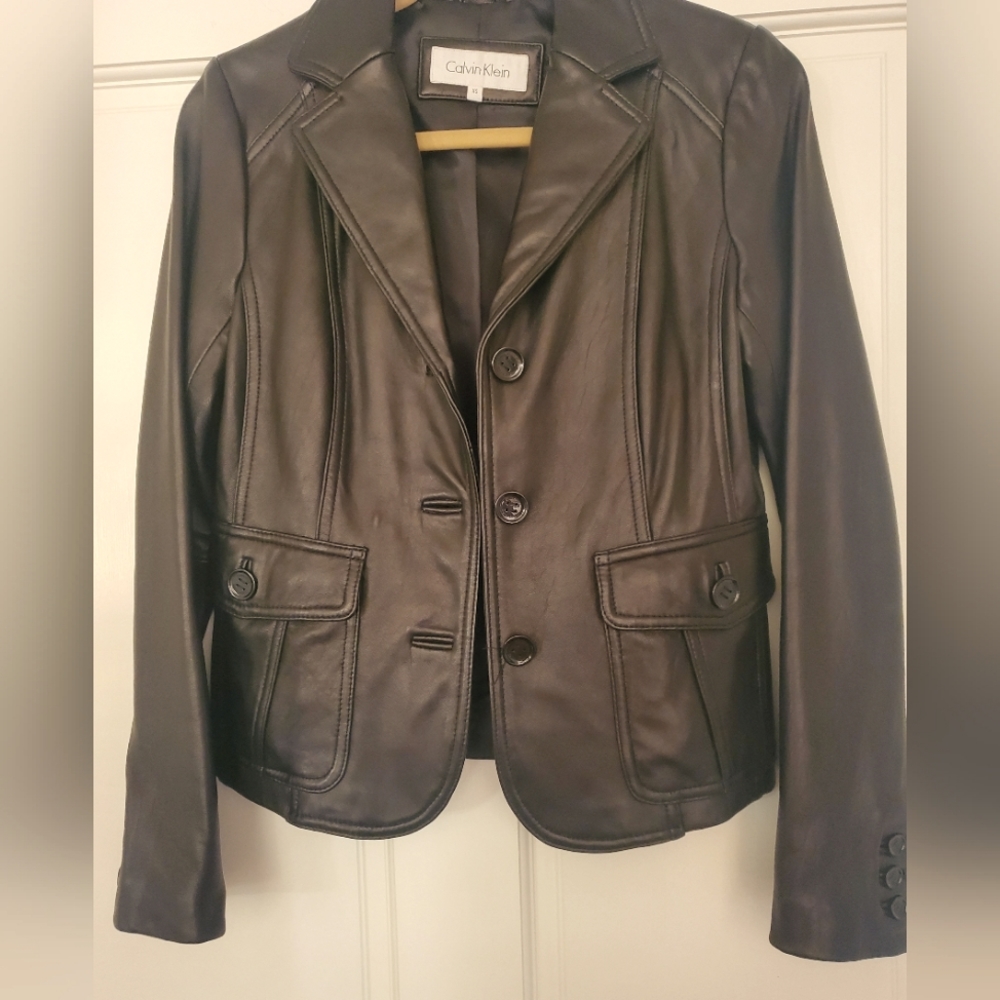 Calvin Klein Leather Jacket